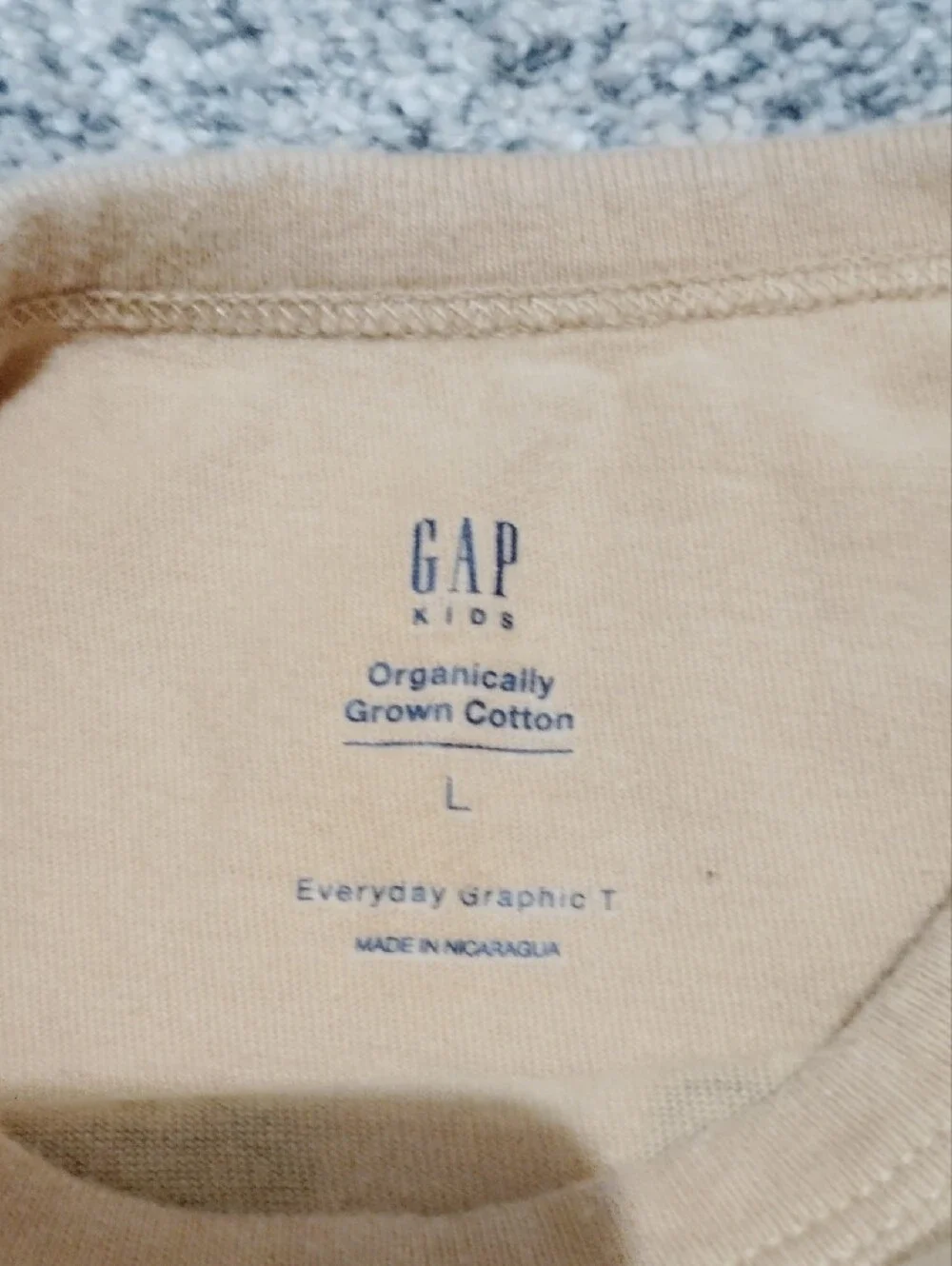 GAP Kids Yellow Tee with Black Shark Graphic